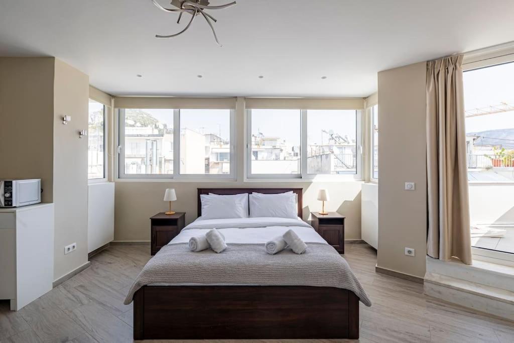 Penthouse In The Heart Of Athens Apartment Екстериор снимка